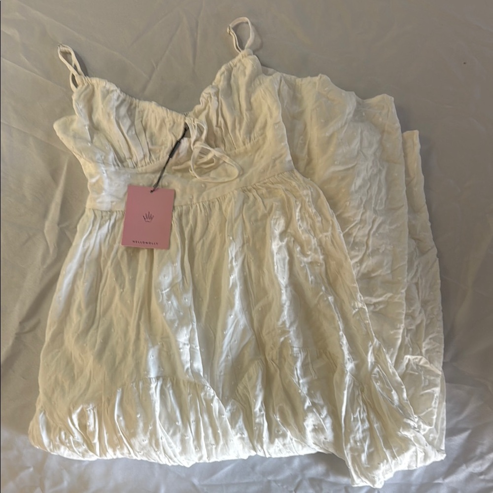 Hello Molly White Maxi Dress